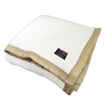FRAZADA LANA 70% BICOLOR 1.5 PLAZA