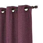 RUSTICA OJETILLO 135x230 Berenjena