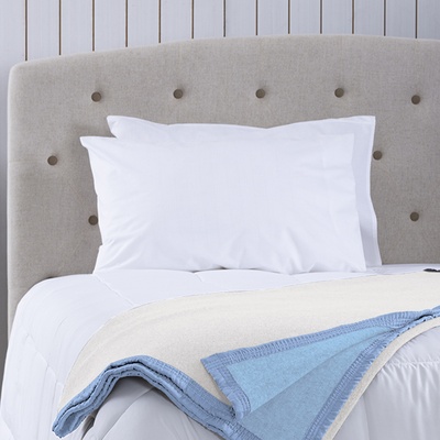 FRAZADA LANA 70% BICOLOR 2 PLAZAS