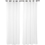 SET GASA LINO OJETILLO 145X230 Blanco