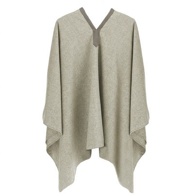 PONCHO LANA SEDA