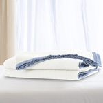 FRAZADA LANA 70% BICOLOR 1 PLAZA