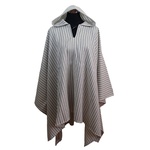 PONCHO LISTADO CAPUCHA