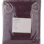 RUSTICA OJETILLO 135x230 Berenjena