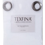 SET VELO OJETILLO 145x230 Blanco