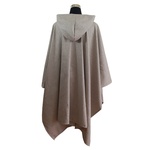 PONCHO LANA SEDA CAPUCHA