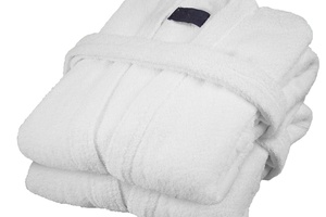 BATA BAÑO PREMIUM TALLA L  Blanco